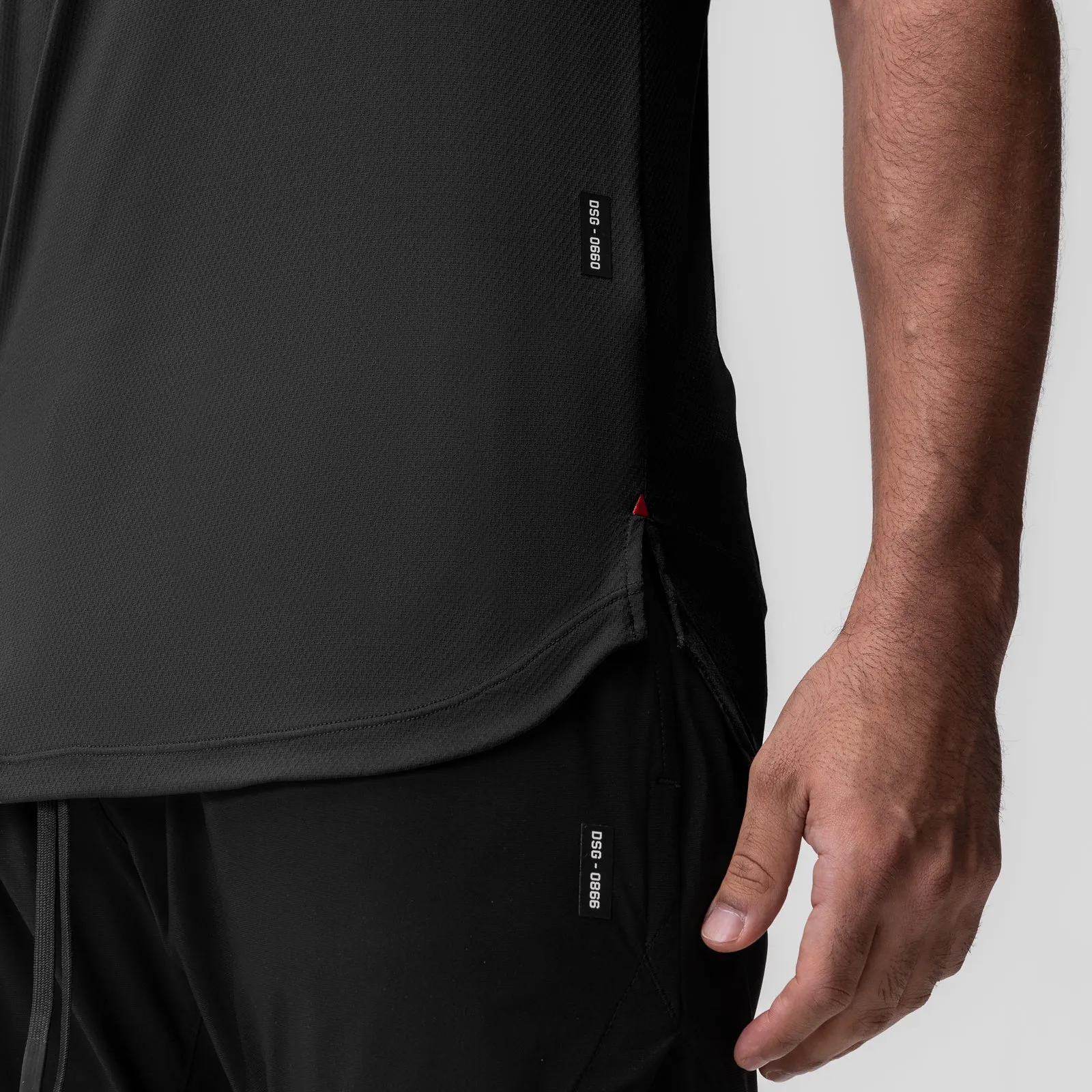 0660. AeroSilver® Established Tee - Black "OTWR"
