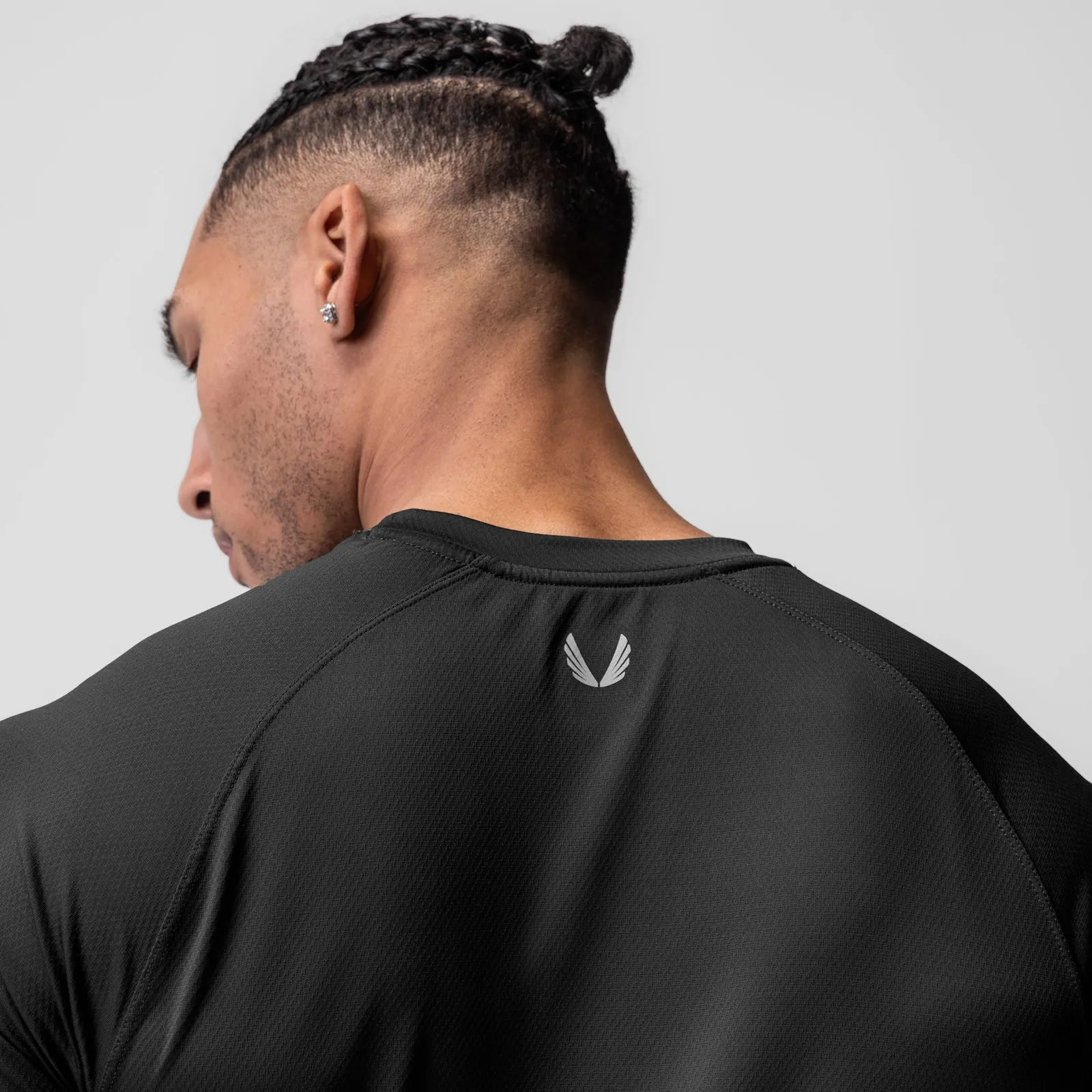 0660. AeroSilver® Established Tee - Black "OTWR"