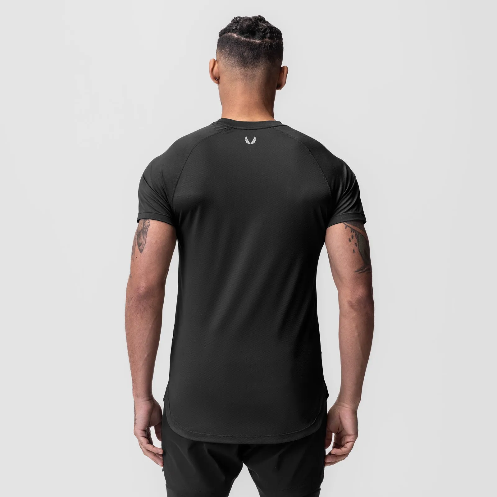 0660. AeroSilver® Established Tee - Black "OTWR"