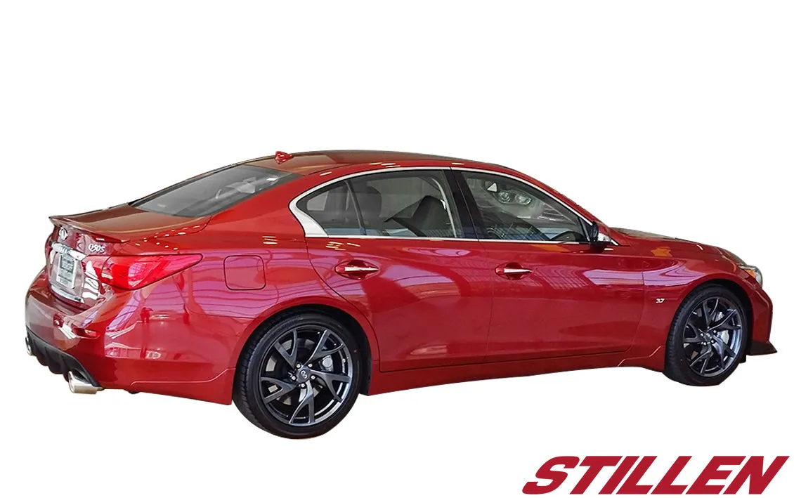 2014-17 Infiniti Q50 Rear Diffuser [Matte Black] - KB11222MB