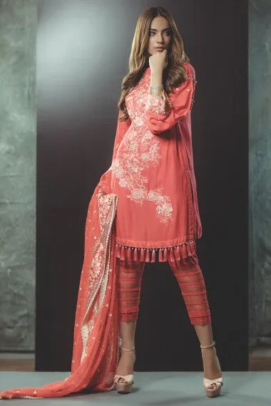 AlKaram Festival Eid Collection 2017 – Vermilion
