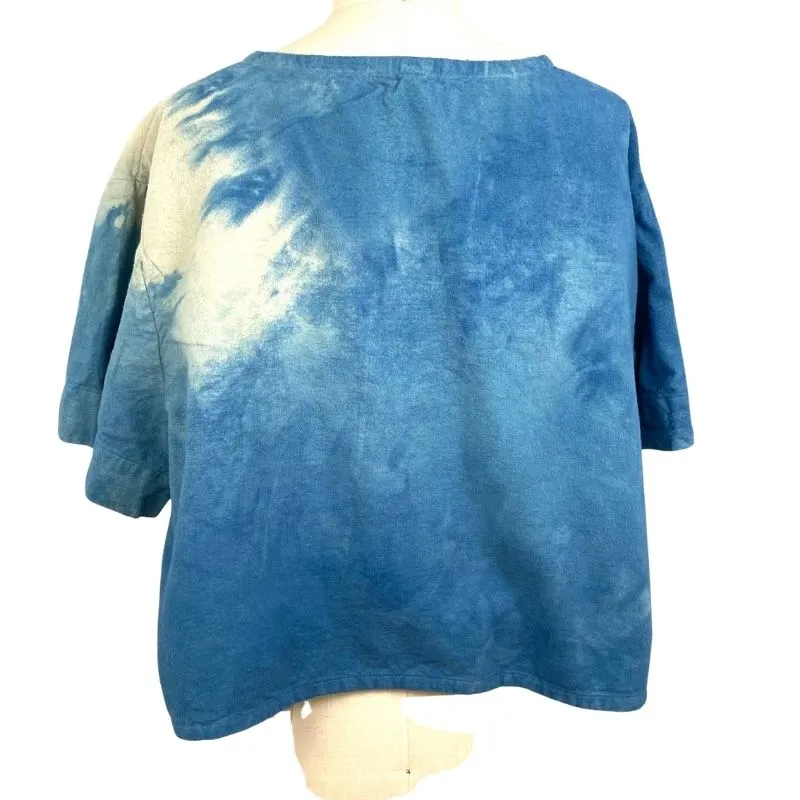 Allyn Boxy Tee in Blue Flannel | Pattern C