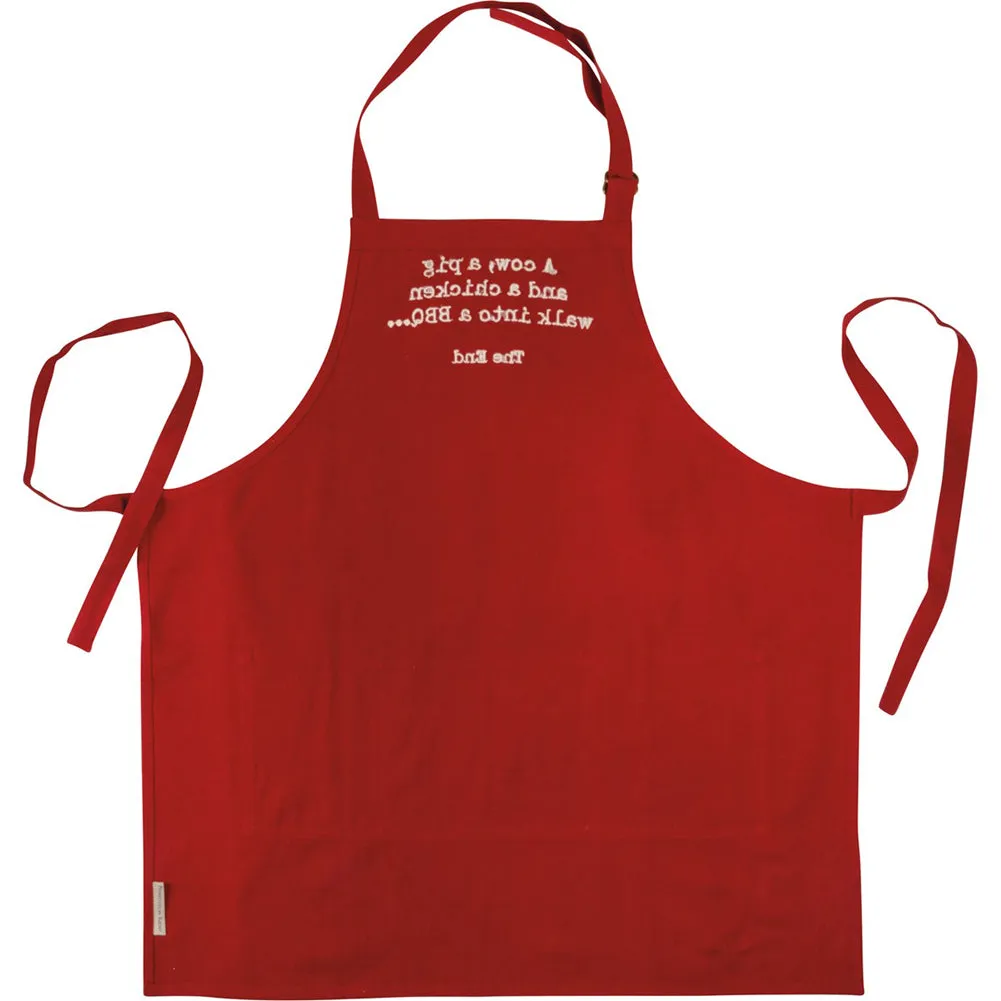 Apron- The End by Primitives by Kathy