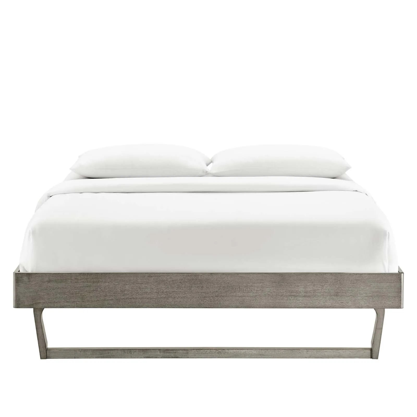 Billie Queen Wood Platform Bed Frame Gray MOD-6214-GRY