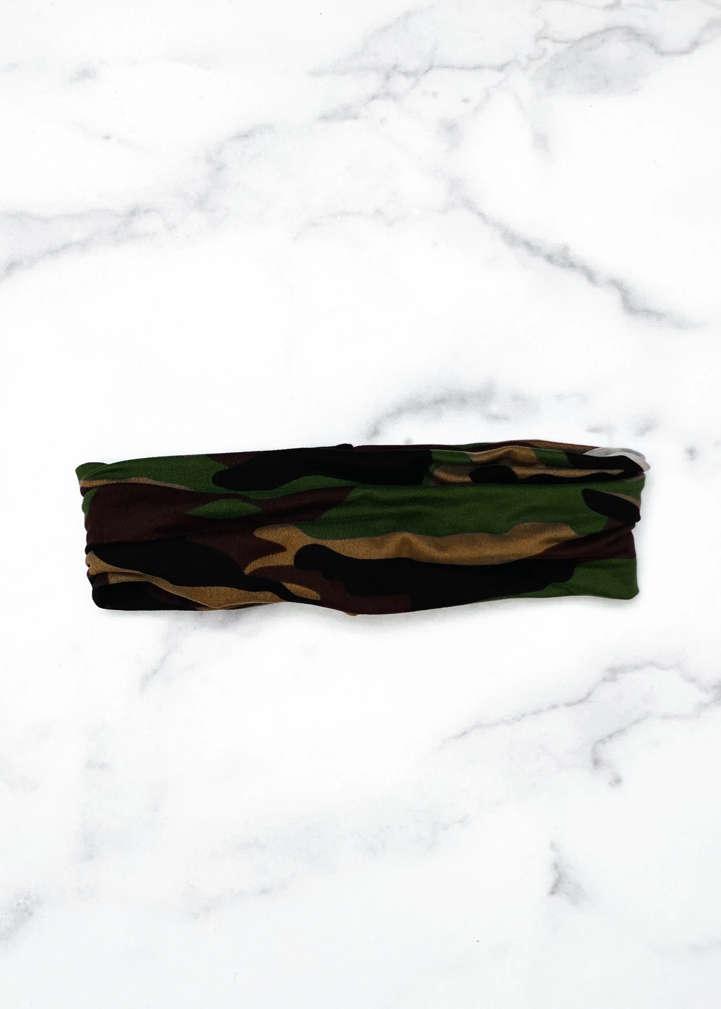 Camo Extra Wide Yoga Headband