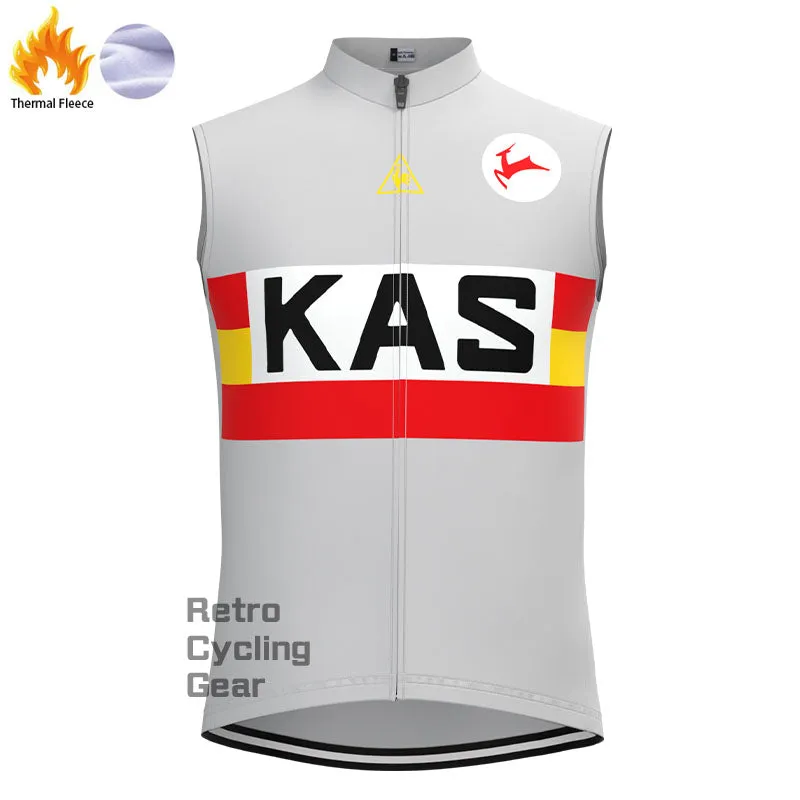 KAS Grey Fleece Retro Cycling Kits