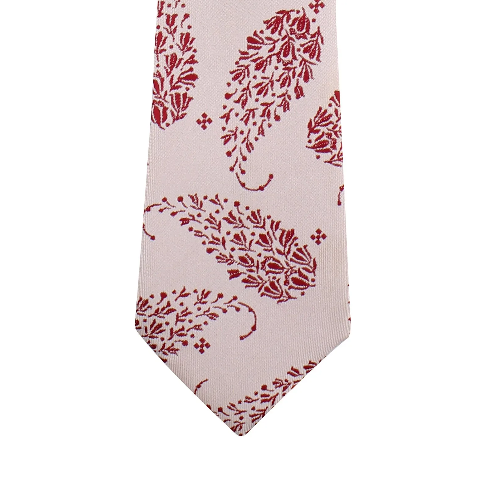Kovove The Twining Paisley Pink Necktie and Pocket Square Gift Box