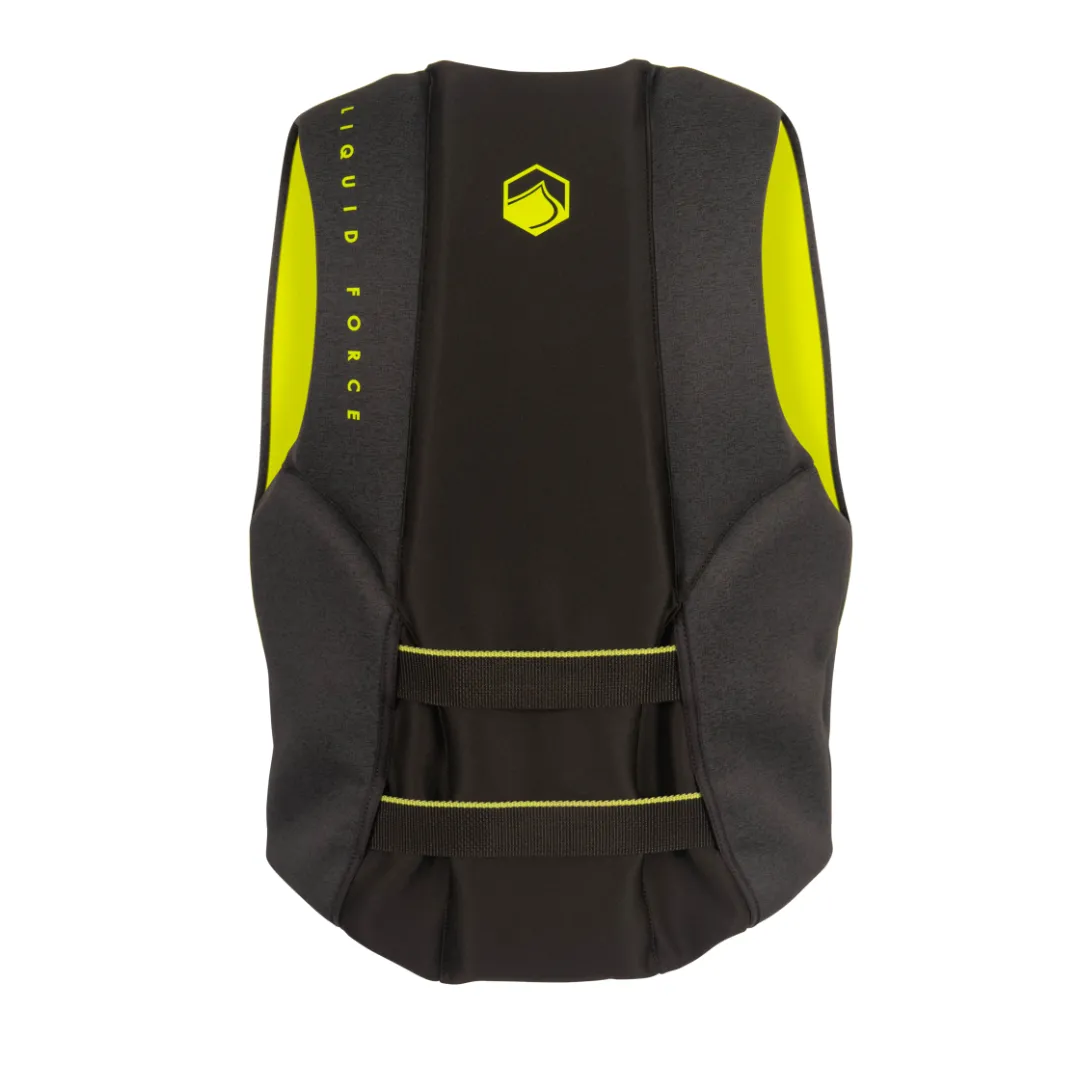 Liquid Force 2024 Rush CGA Wake Vest-Black/Lime