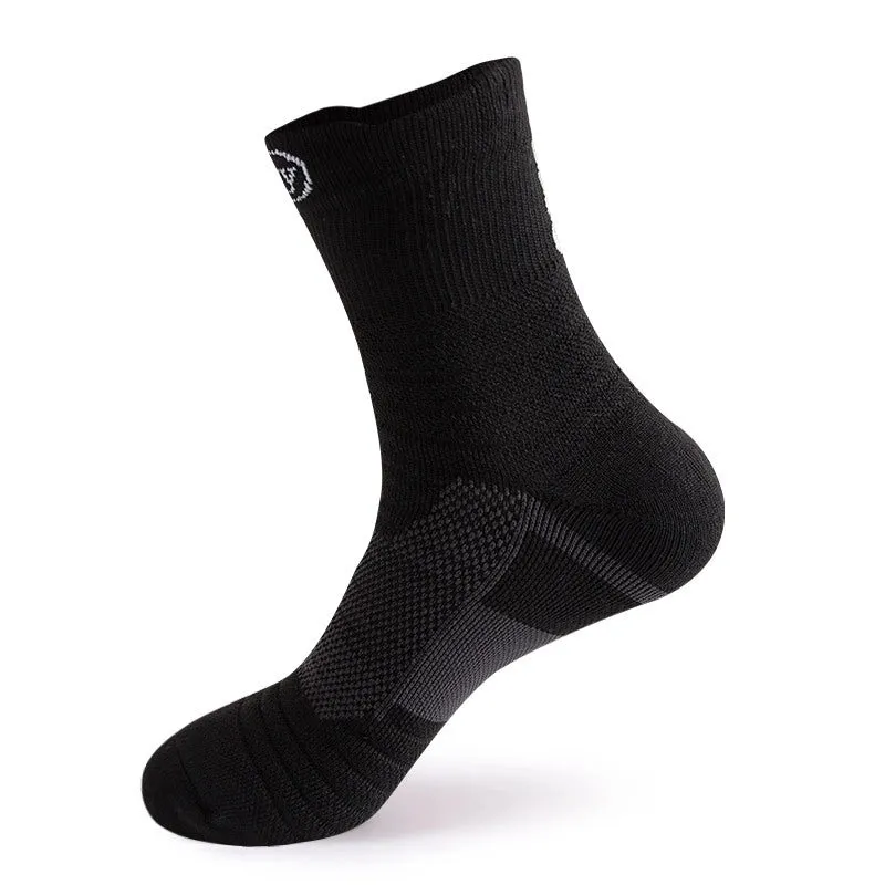 Men's Simple Style Solid Color Polyester Cotton Polyester Ankle Socks A Pair
