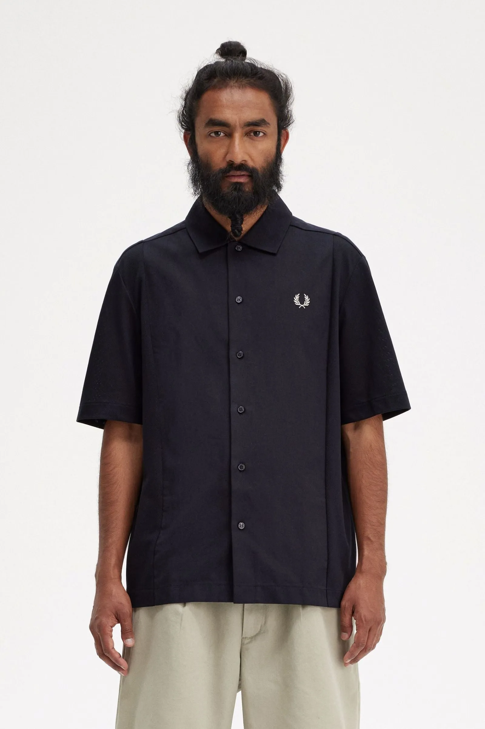 MESH PANEL SHIRT