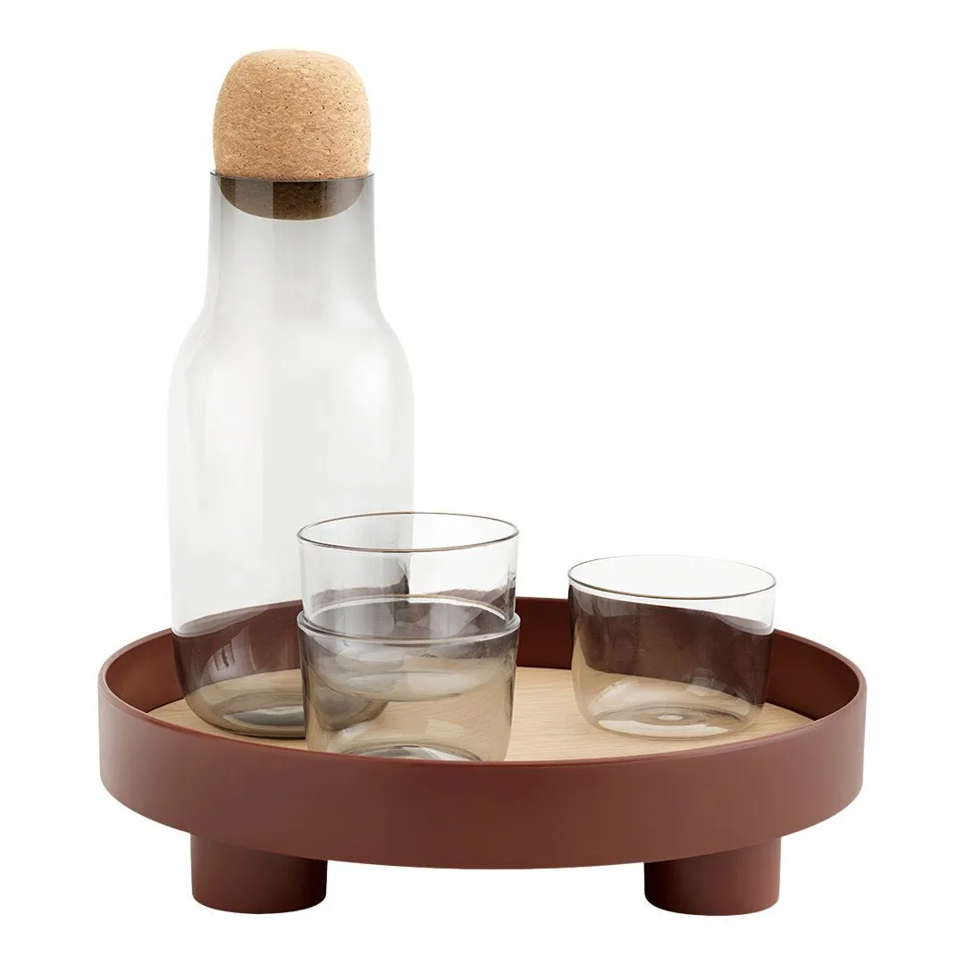 Sure! To optimize the title of an e-commerce product like Platform Tray, we can add specific modifiers to make it more descriptive and appealing. Here is an optimized version:

Adjustable Multi-Use Platform Serving Tray with Non-Slip Surface