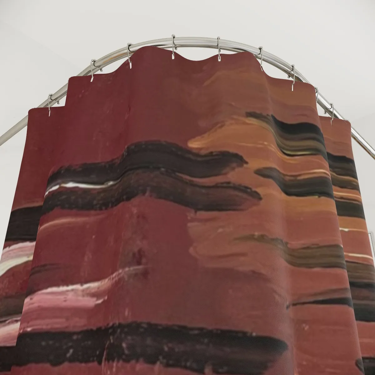 "Reflections' Polyester Shower Curtain