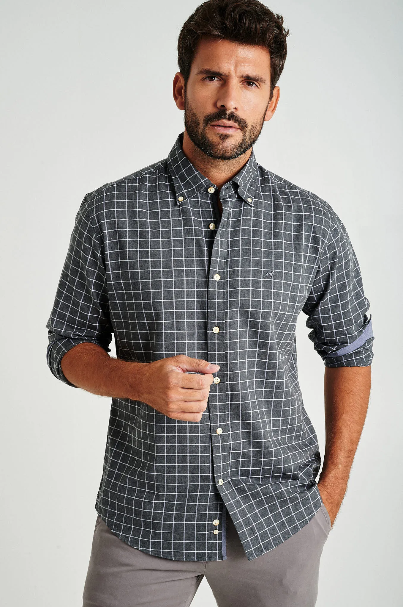 Regular fit cotton shirt