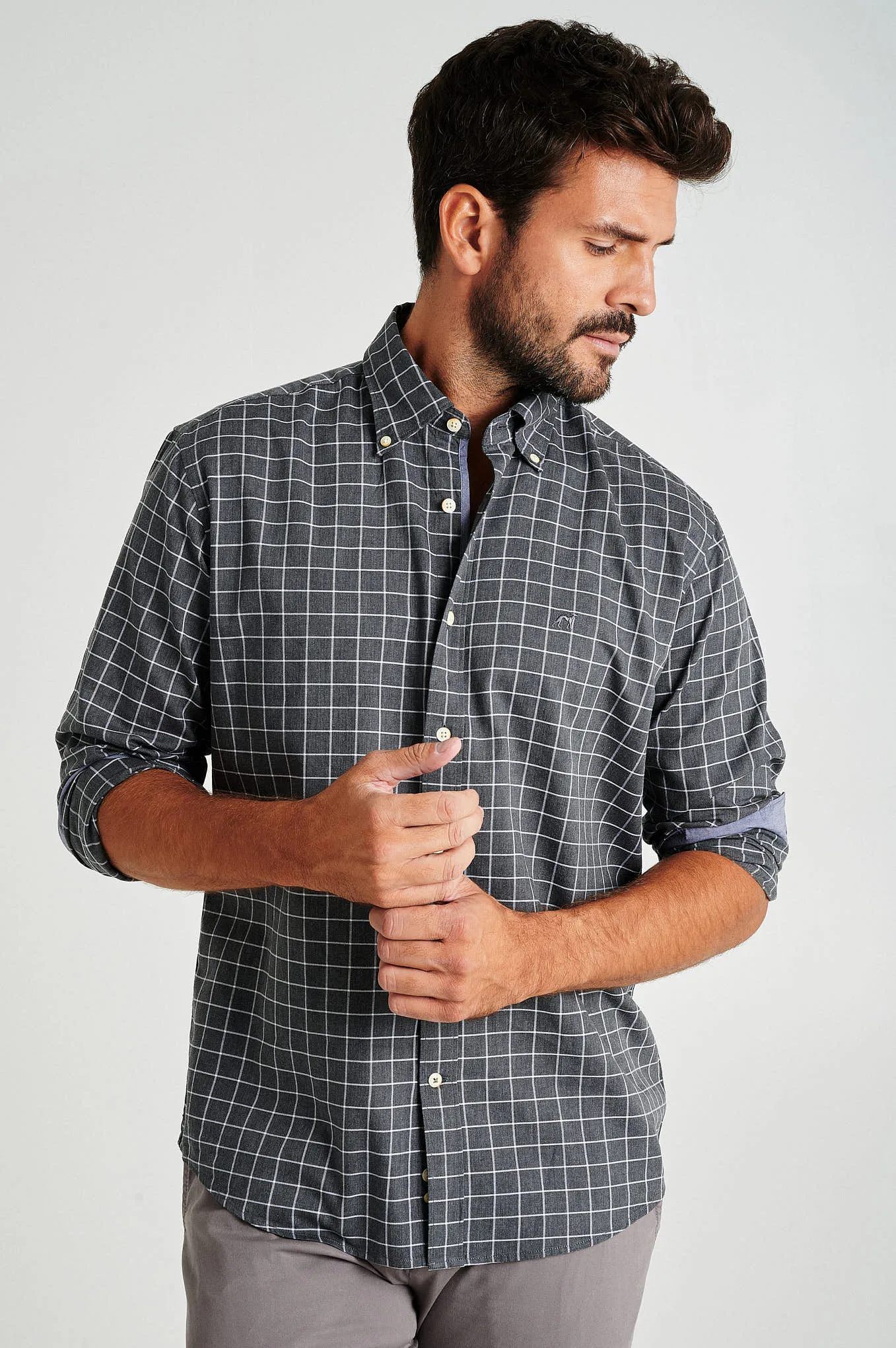 Regular fit cotton shirt