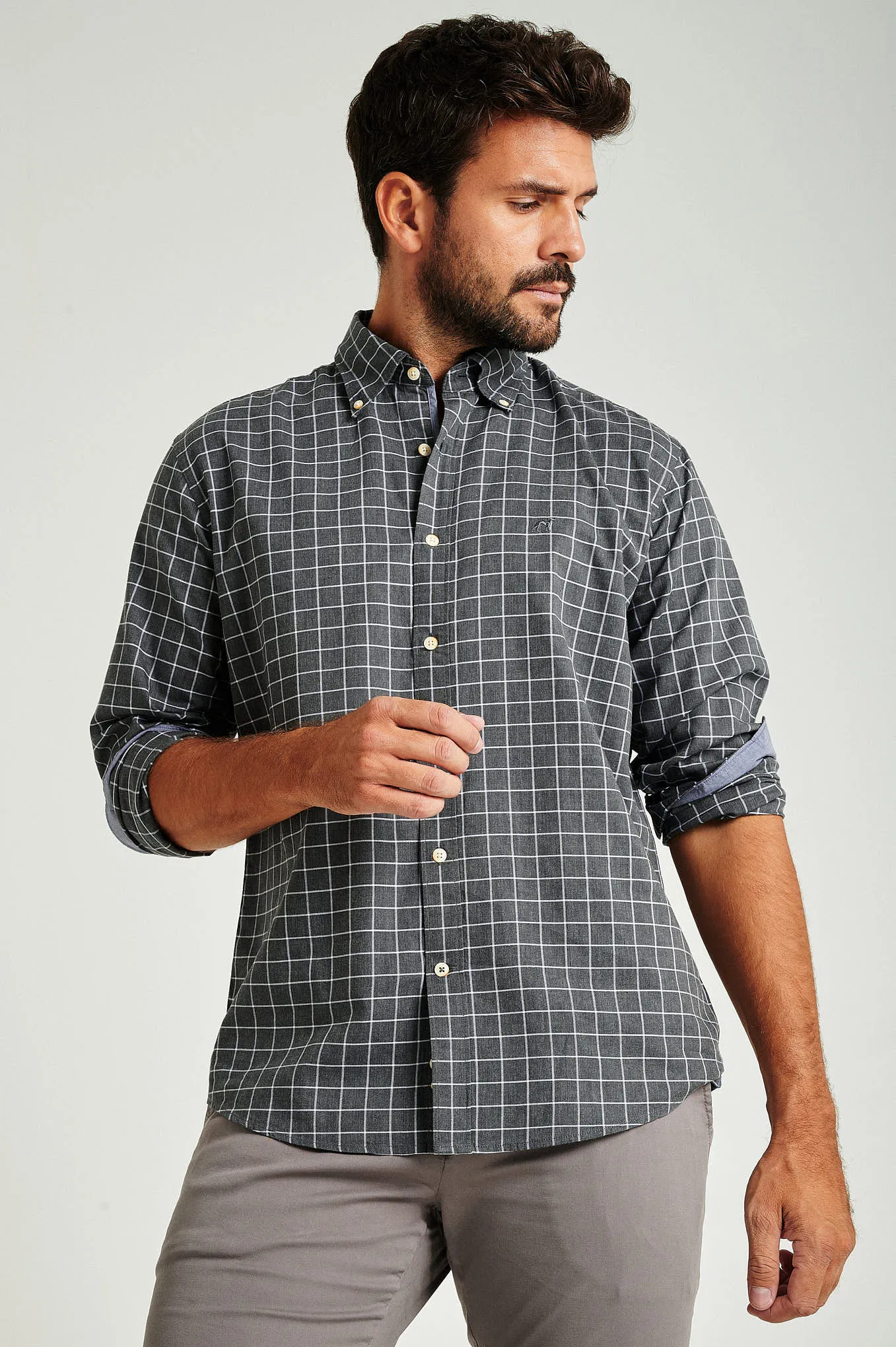 Regular fit cotton shirt