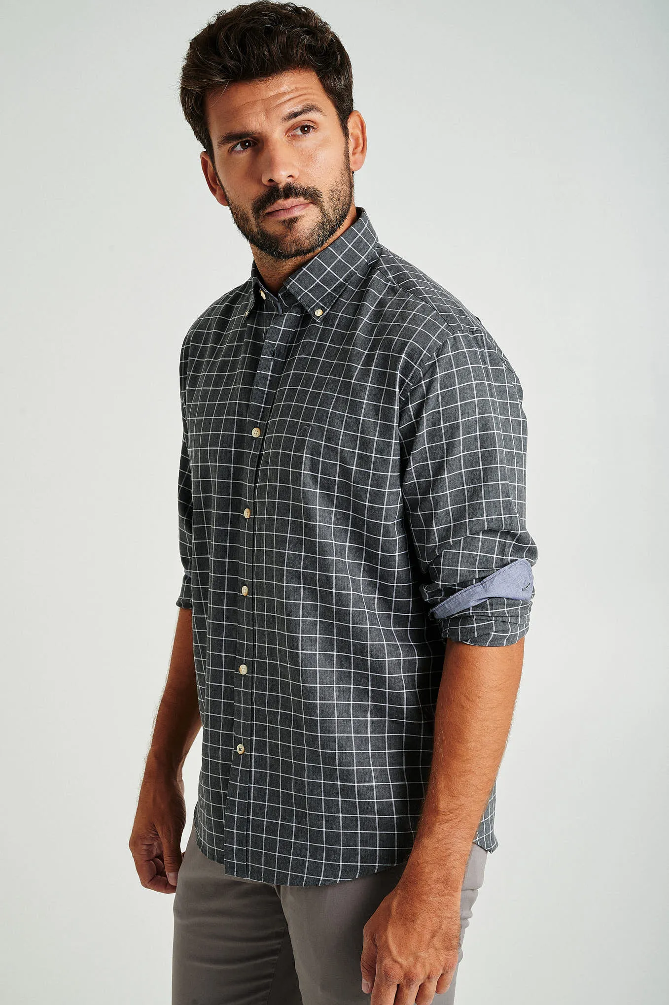 Regular fit cotton shirt