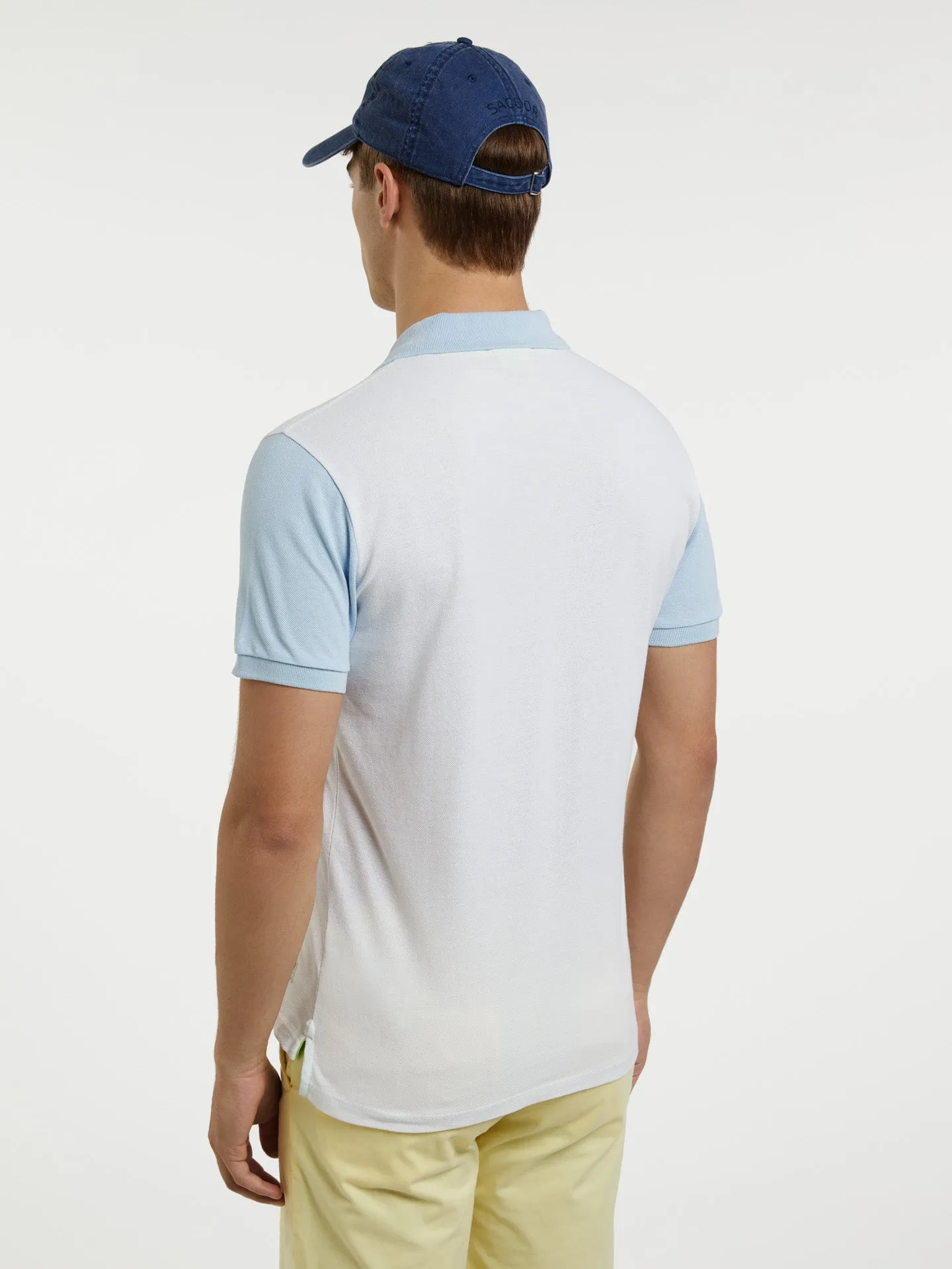 Respekt Polo Piqué Shirt With Colour-Block
