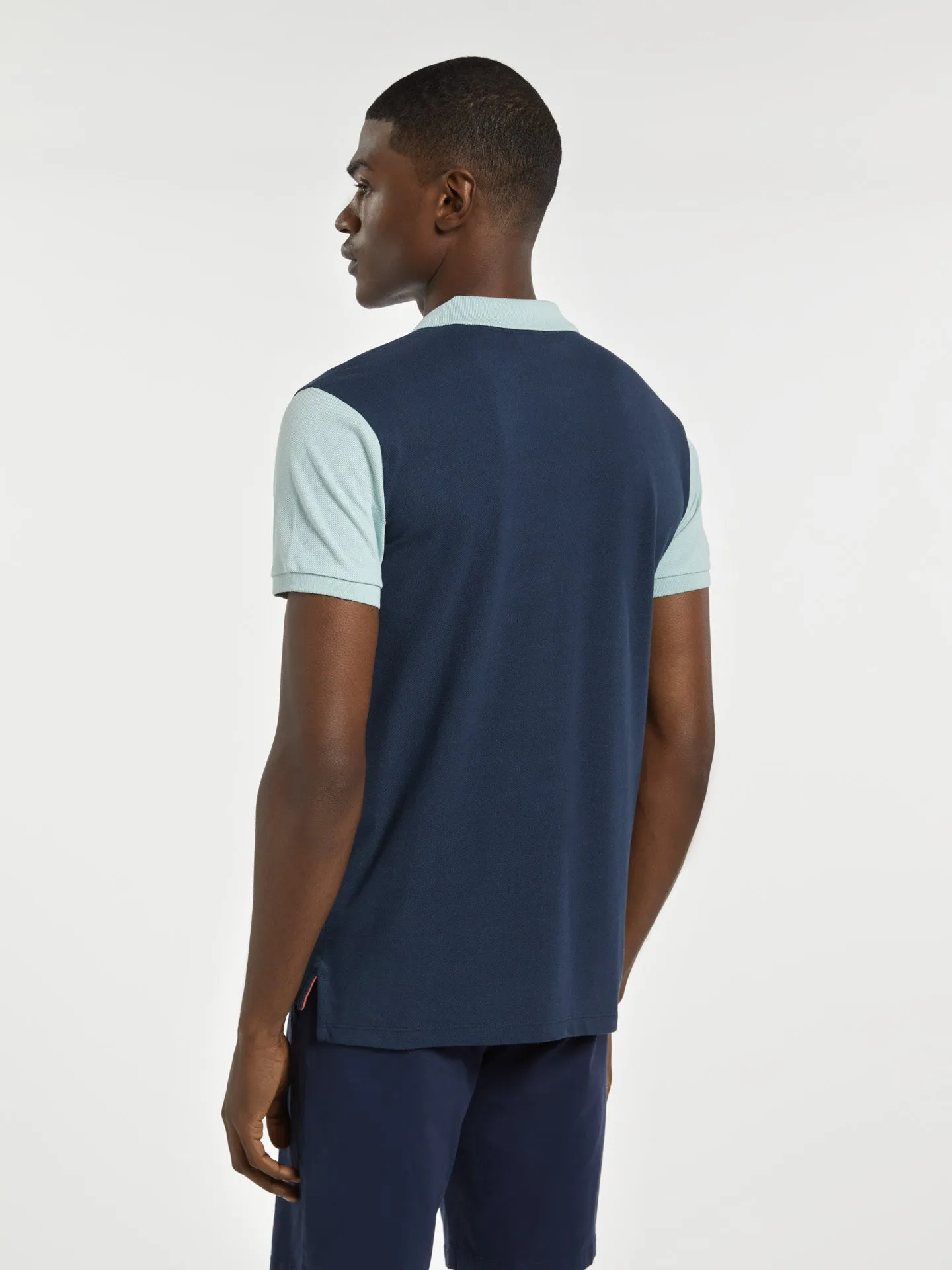 Respekt Polo Piqué Shirt With Colour-Block