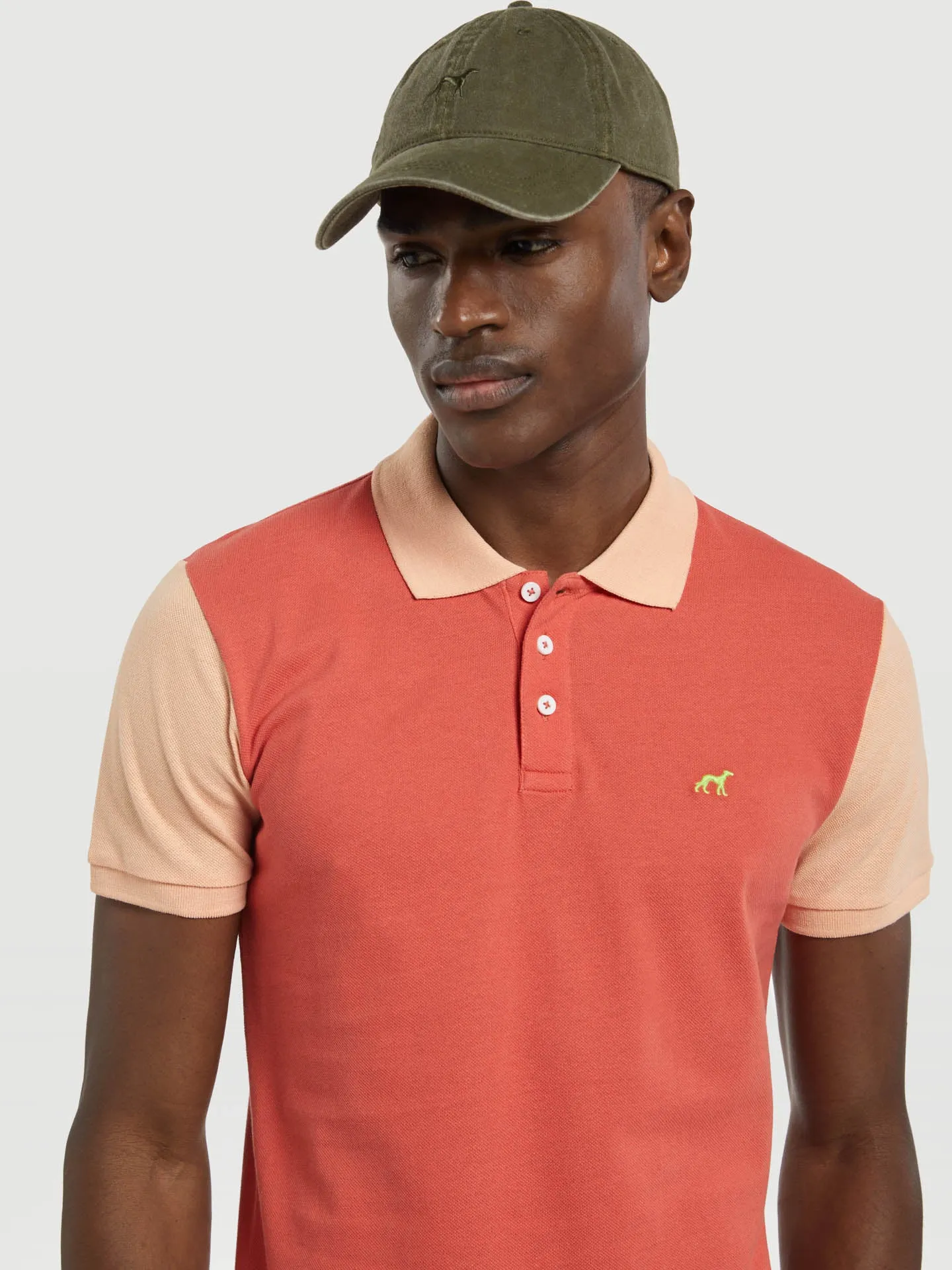 Respekt Polo Piqué Shirt With Colour-Block