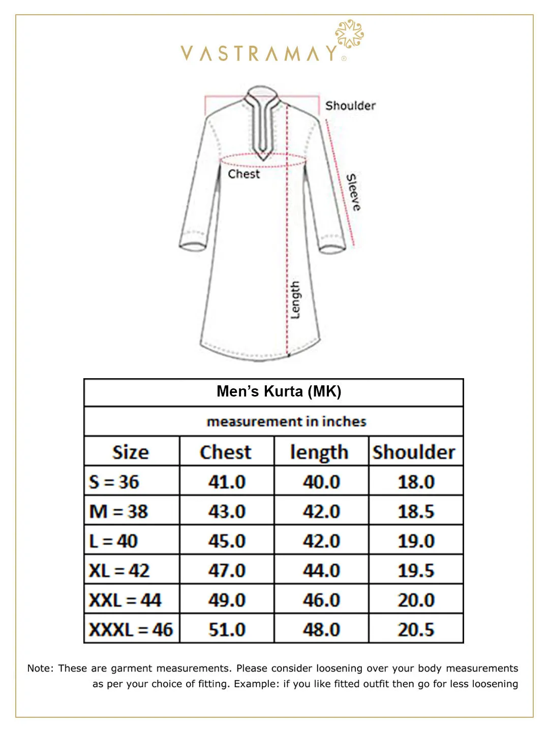 SHRESTHA By VASTRAMAY Men's Black Mirror Georgette Kurta