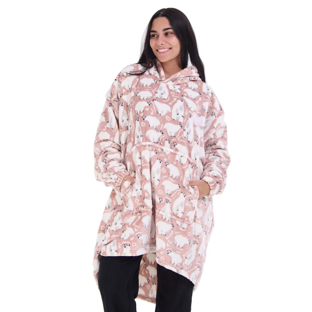 Snuggs Blanket Hoodie Cashmere Polar Bear