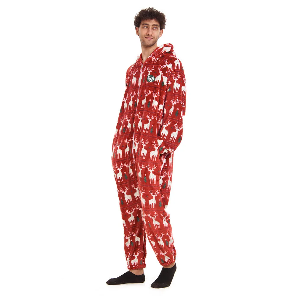Snuggs Blanket Onesie Red Christmas