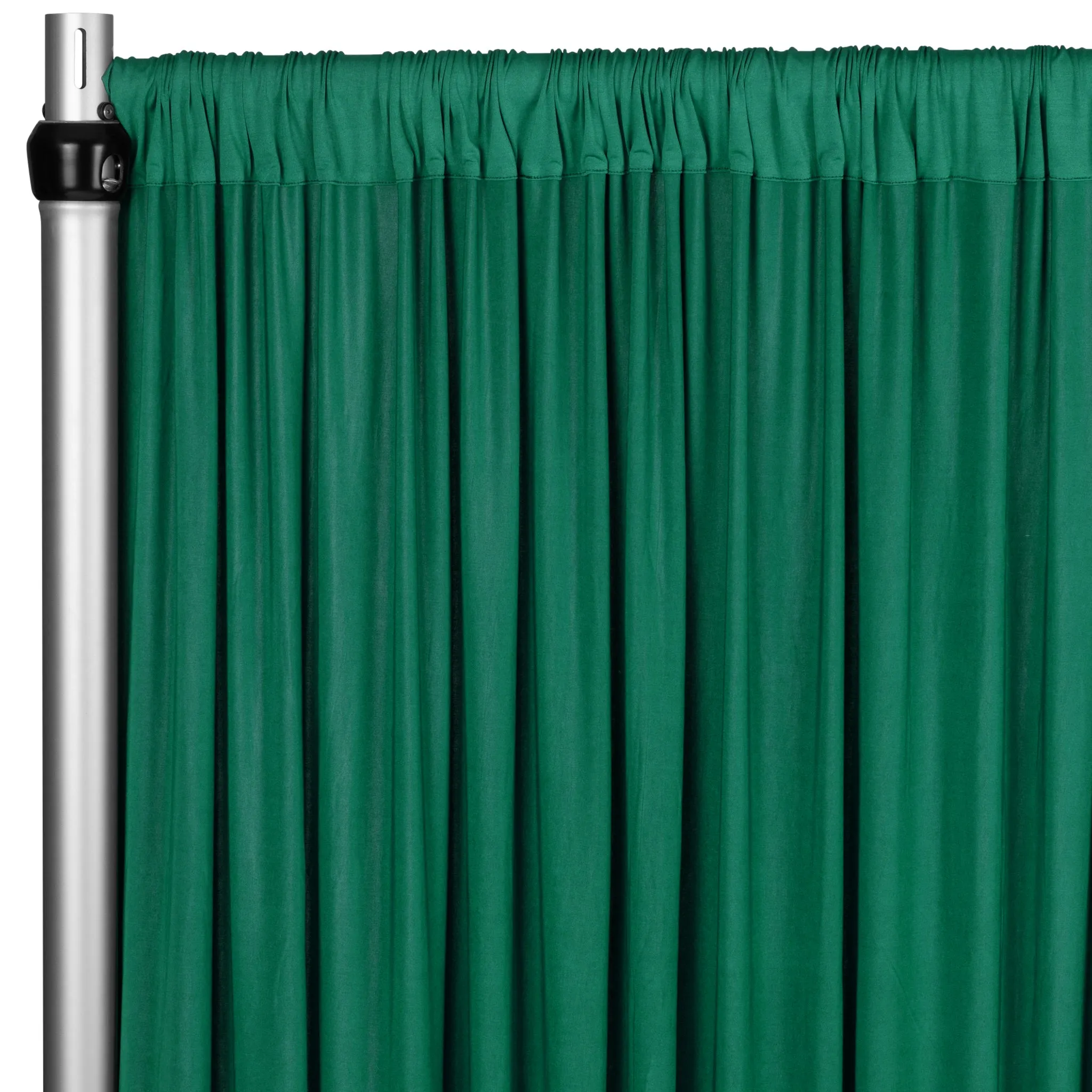 Spandex 4-way Stretch Backdrop Drape Curtain 16ft H x 60" W - Emerald Green