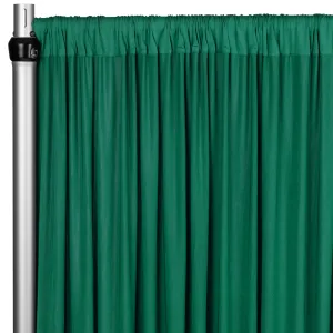 Spandex 4-way Stretch Backdrop Drape Curtain 16ft H x 60" W - Emerald Green