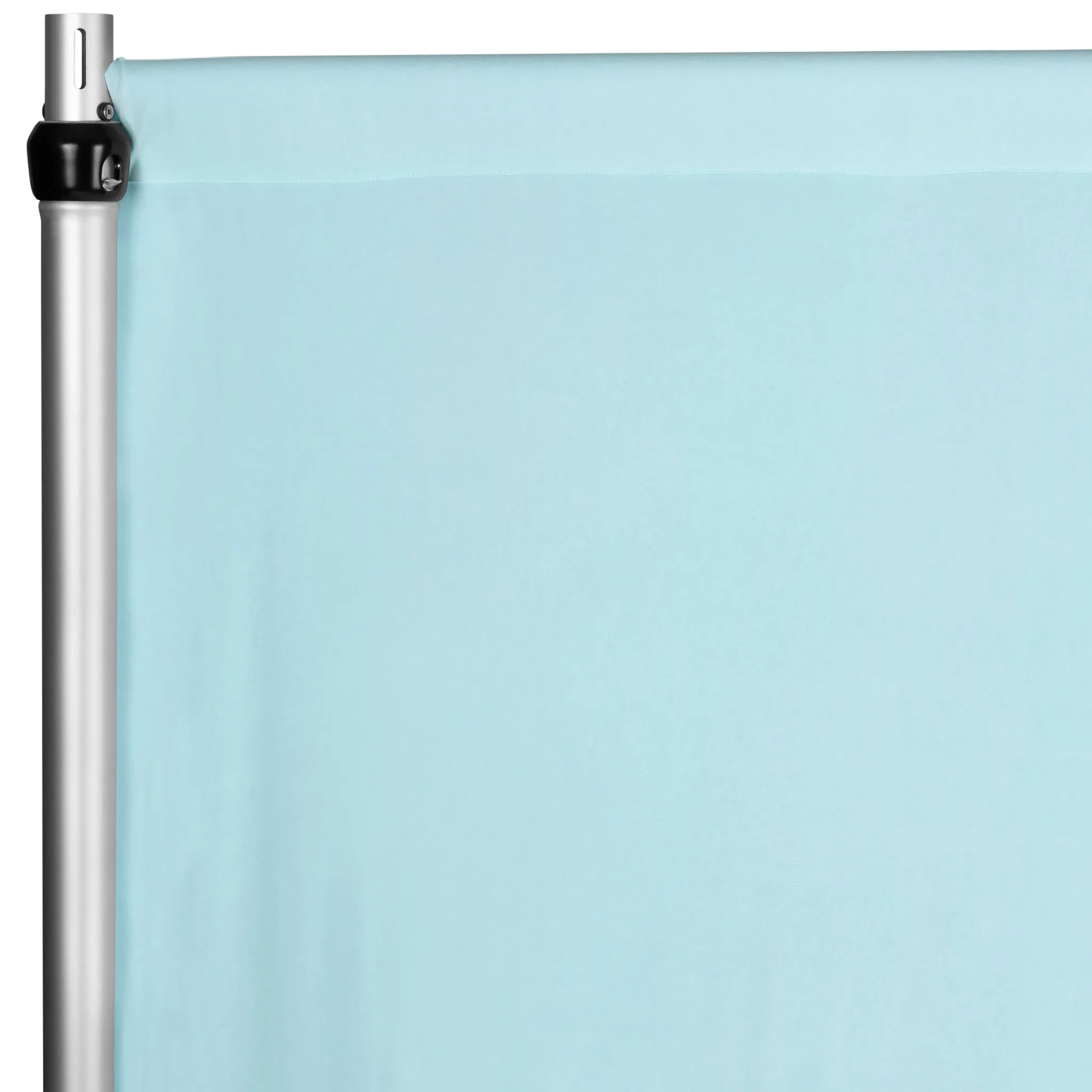 Spandex 4-way Stretch Drape Curtain 10ft H x 60" W - Baby Blue