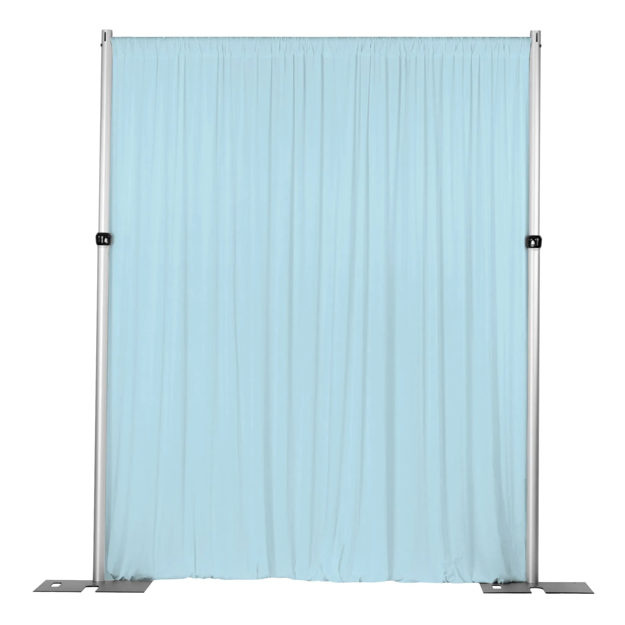 Spandex 4-way Stretch Drape Curtain 10ft H x 60" W - Baby Blue