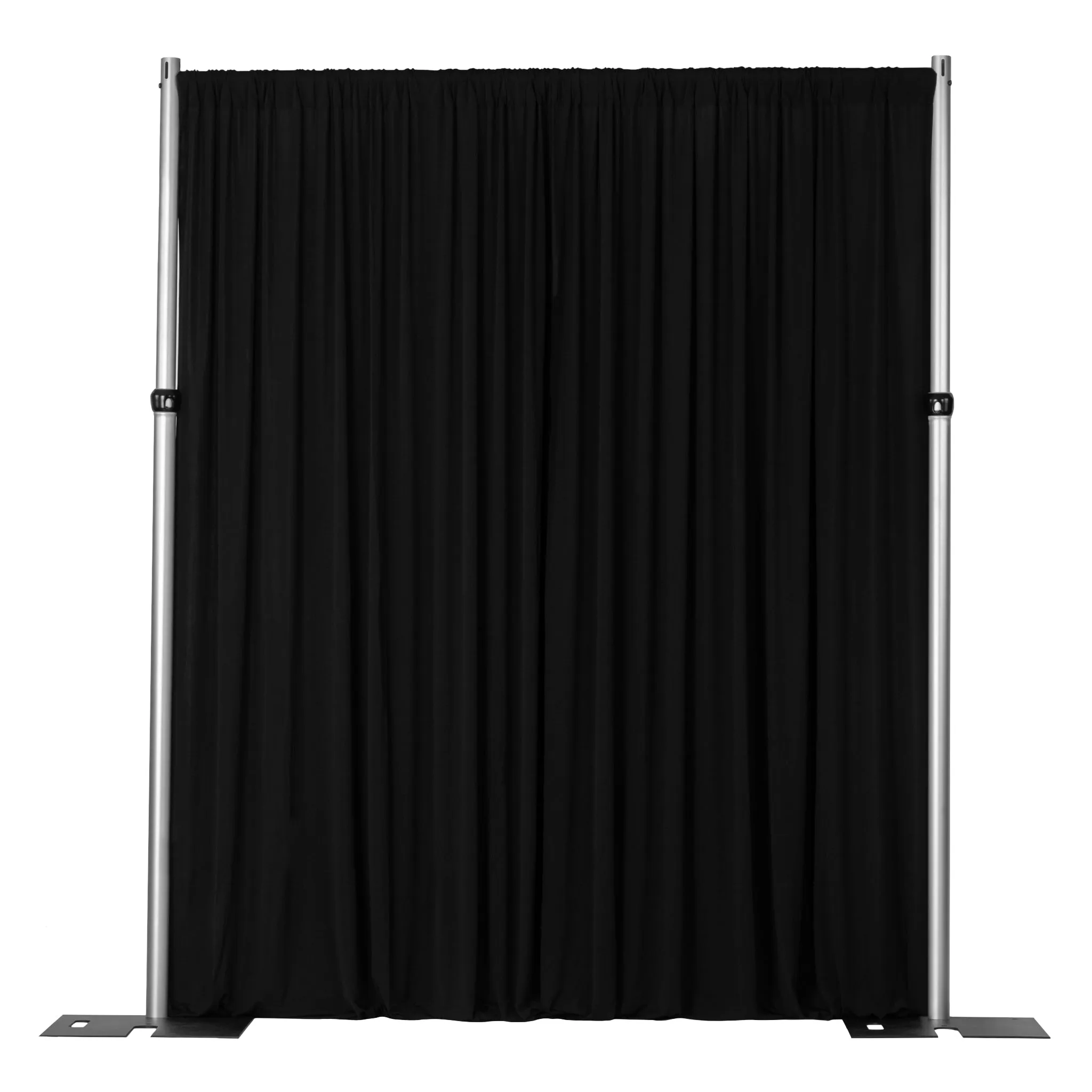 Spandex 4-way Stretch Drape Curtain 8ft H x 60" W - Black
