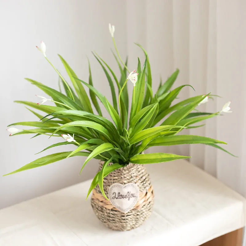 Summer Autumn Green Plants 36CM Simple Plastic Artificial Fake Plants High Grade Persian Grass Living Room Interior Decoration