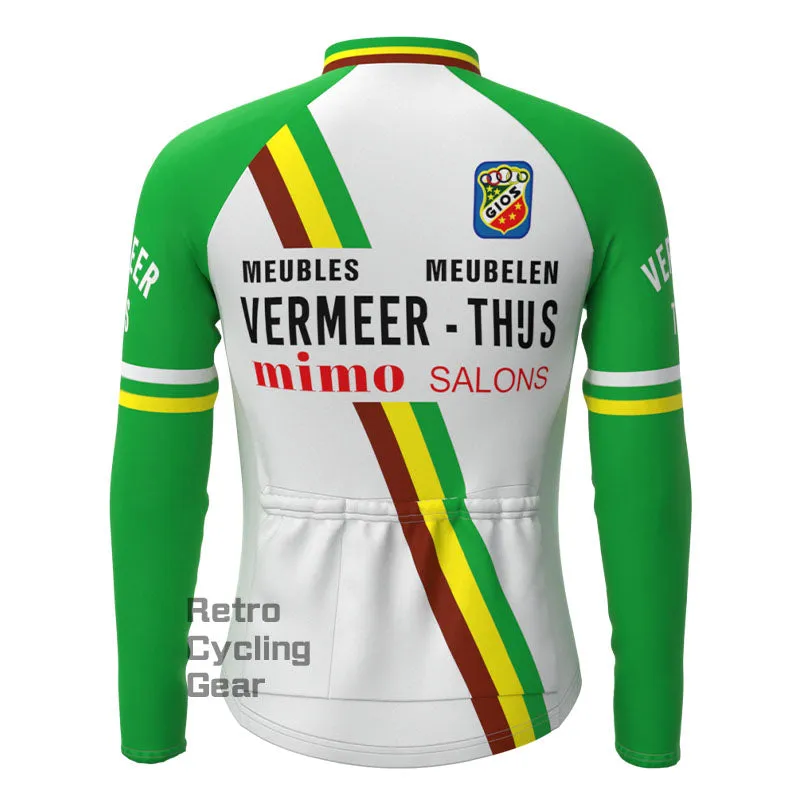 VER Stripe Fleece Retro Cycling Kits